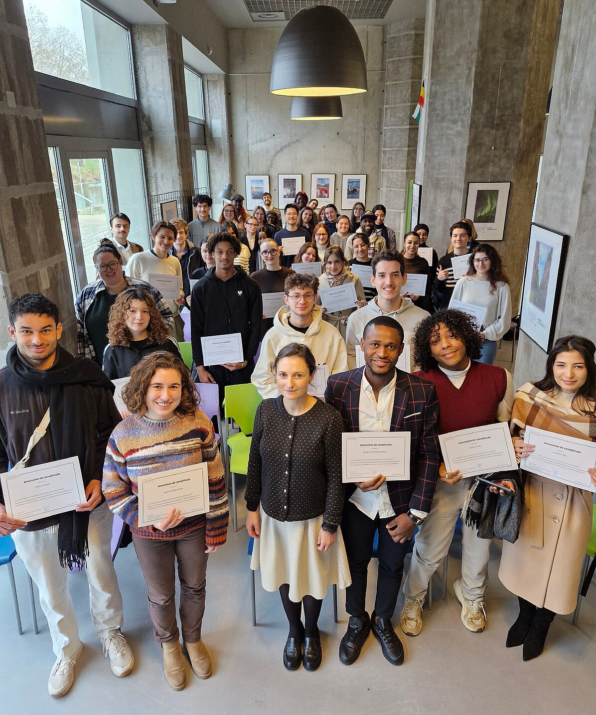 [Translate to English:] Remise des certificats de complétudes 